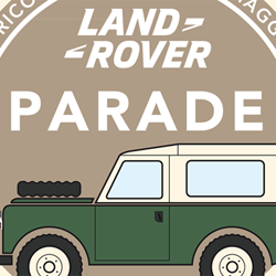 adesivo land rover parade 2017