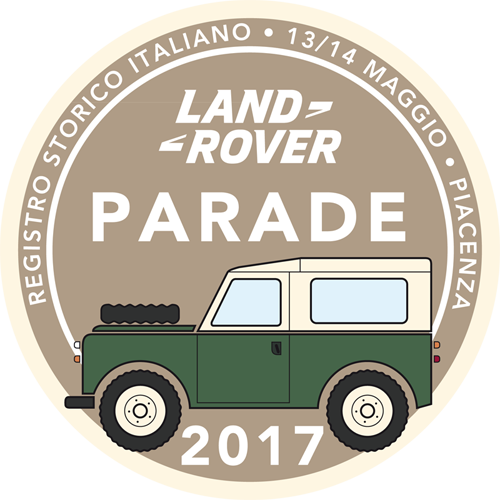 adesivo land rover parade 2017