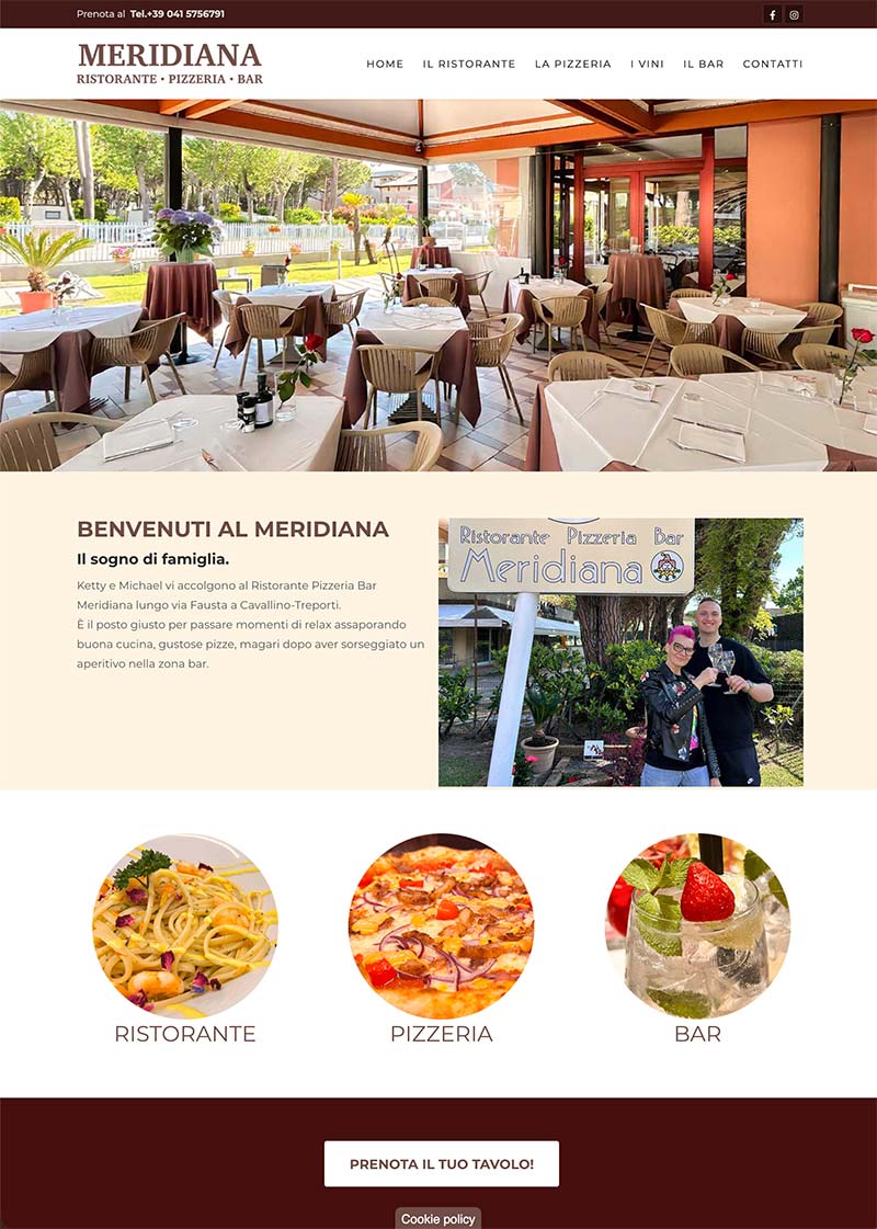 meridiana home page