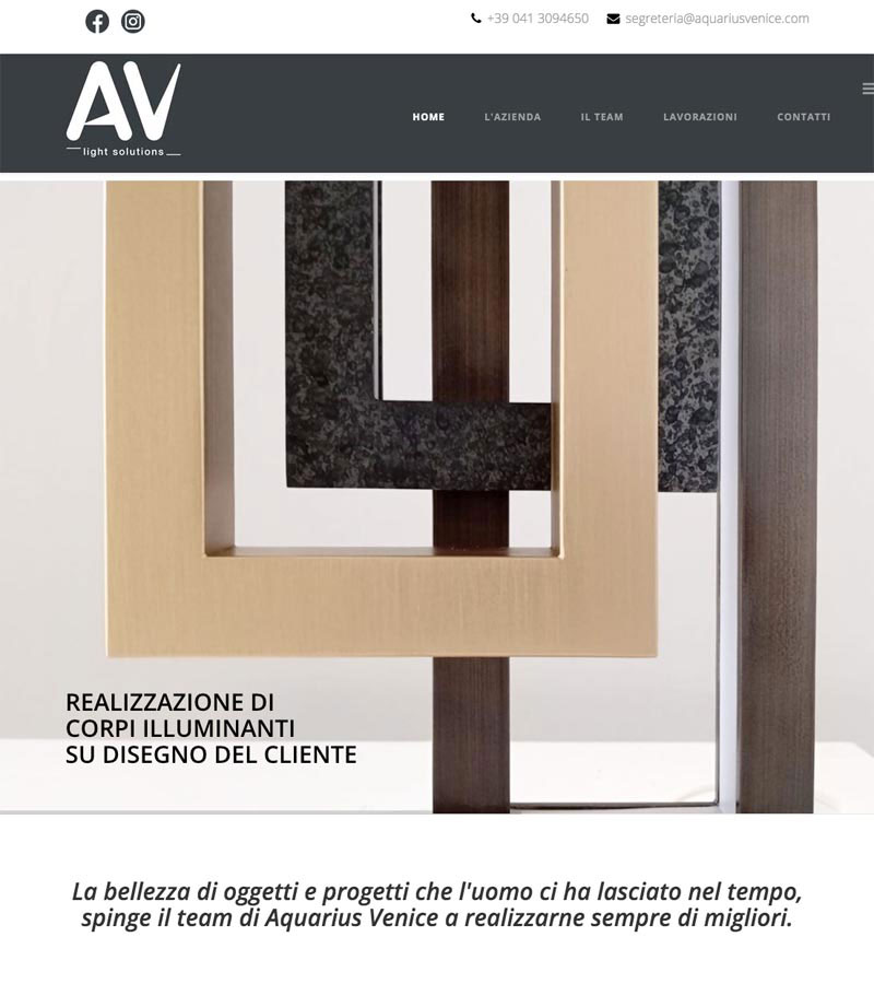 Aquarius Venice | AV - light solutions aquarius venice scorze
